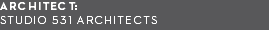 architect:  STUDIO 531 Architects