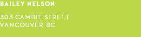 bailey nelson 303 cambie street  vancouver bc 